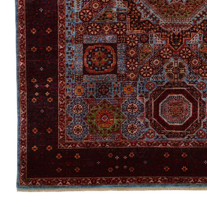 7' 11 x 9' 8 Hand Knotted Mamluk Ziegler Rug