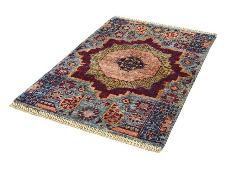 2' x 3' 1 Hand Knotted Mamluk Ziegler Rug