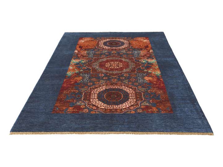 6' x 8' 2 Hand Knotted Mamluk Ziegler Rug