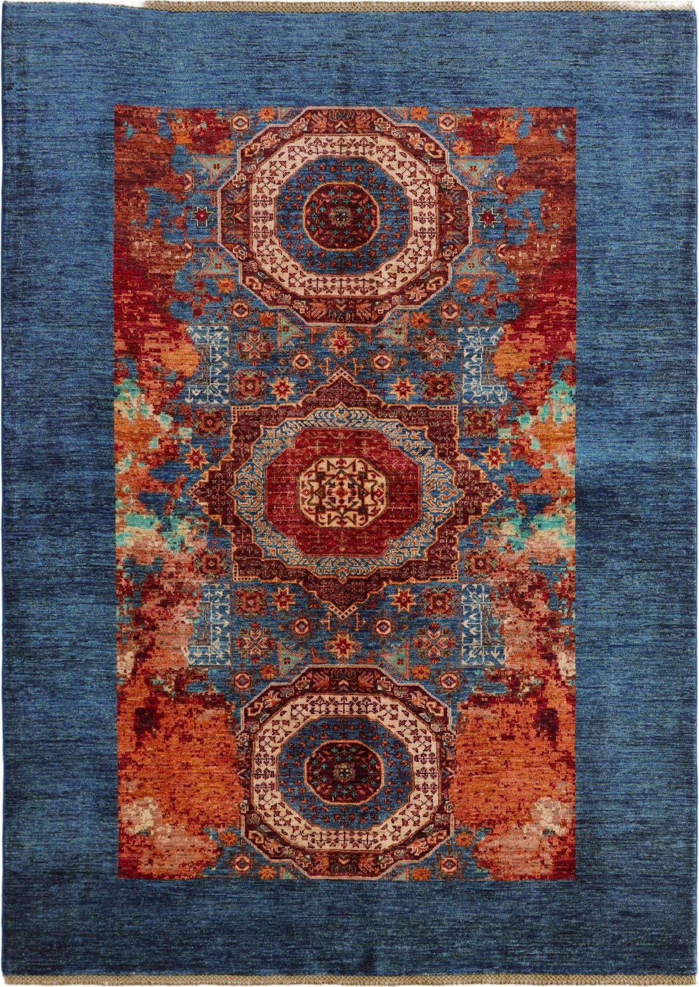 6' x 8' 2 Hand Knotted Mamluk Ziegler Rug