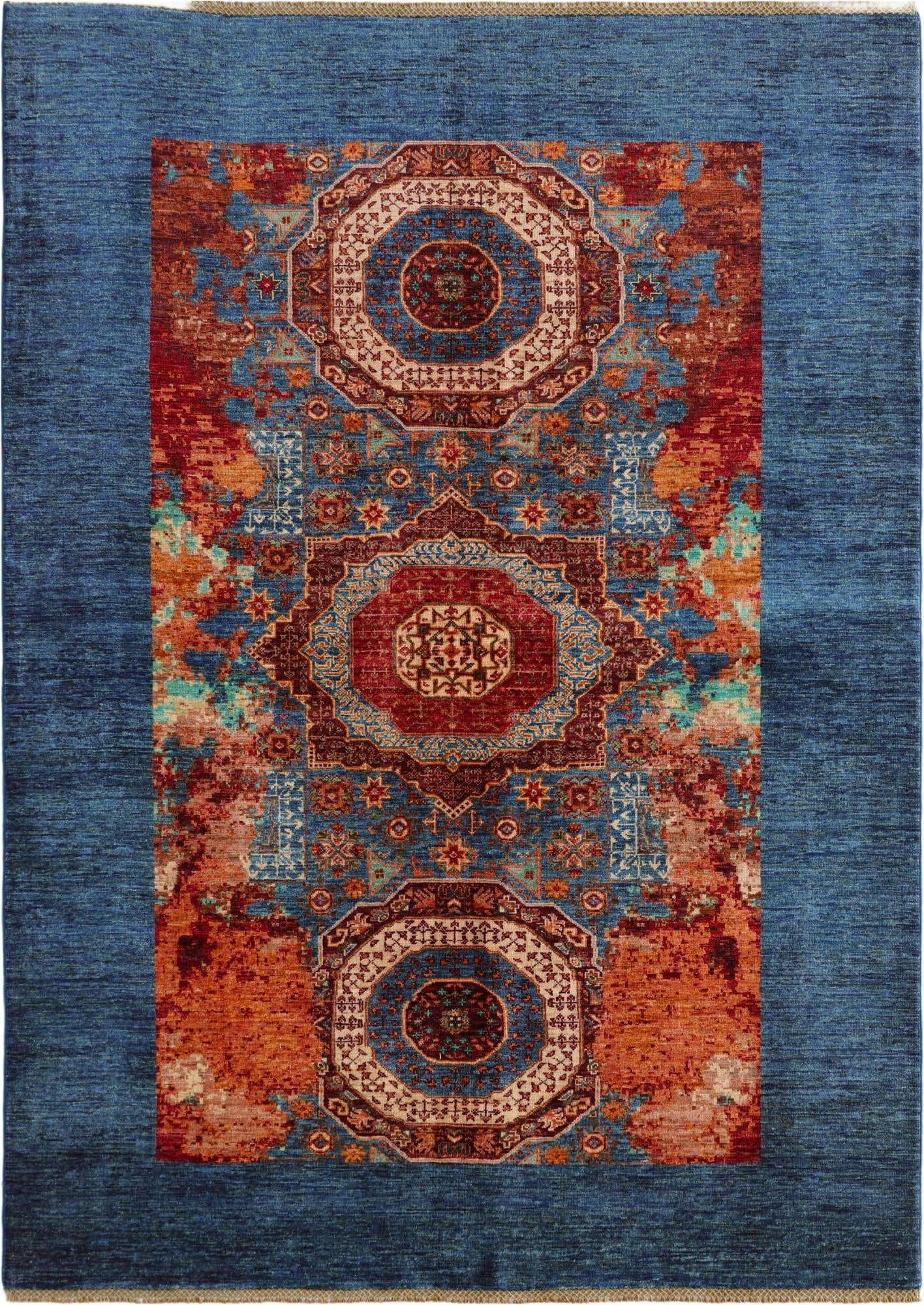 6' x 8' 2 Hand Knotted Mamluk Ziegler Rug