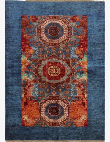 6' x 8' 2 Hand Knotted Mamluk Ziegler Rug