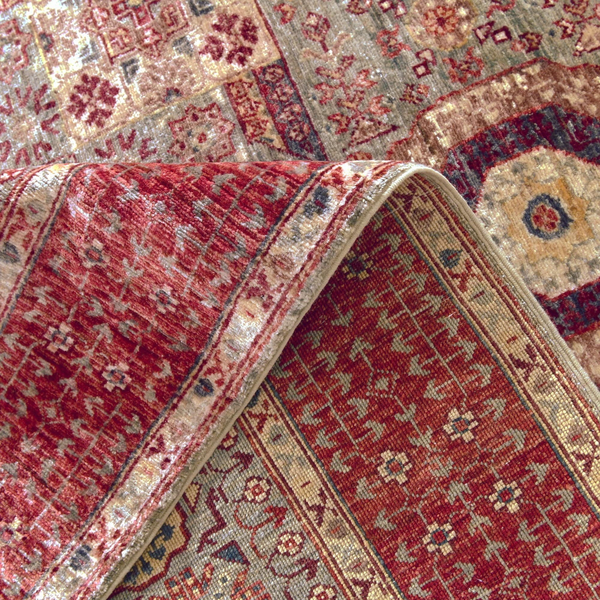 5' 1 x 6' 2 Hand Knotted Mamluk Ziegler Rug