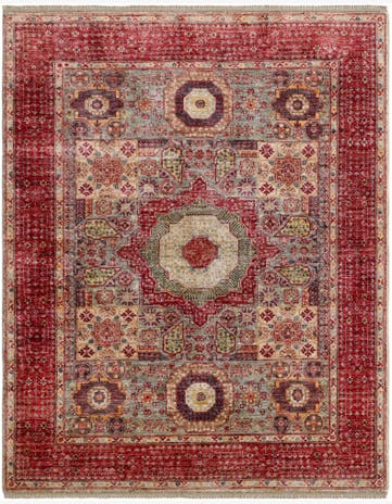 5' 1 x 6' 2 Hand Knotted Mamluk Ziegler Rug