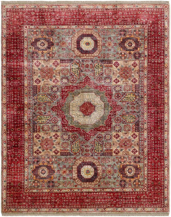 5' 1 x 6' 2 Hand Knotted Mamluk Ziegler Rug