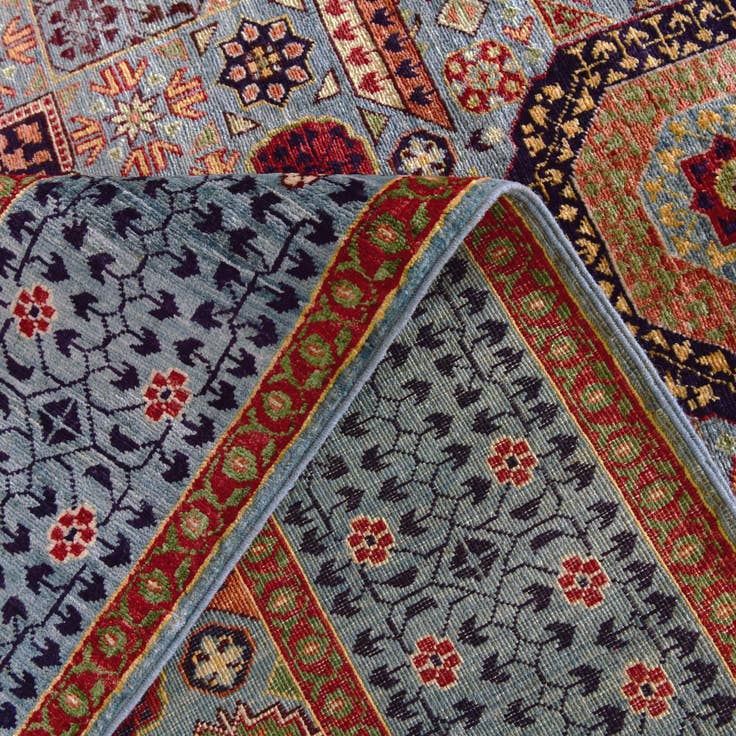 Detail image of 5' 2 x 6' 8 Hand Knotted Mamluk Ziegler Rug