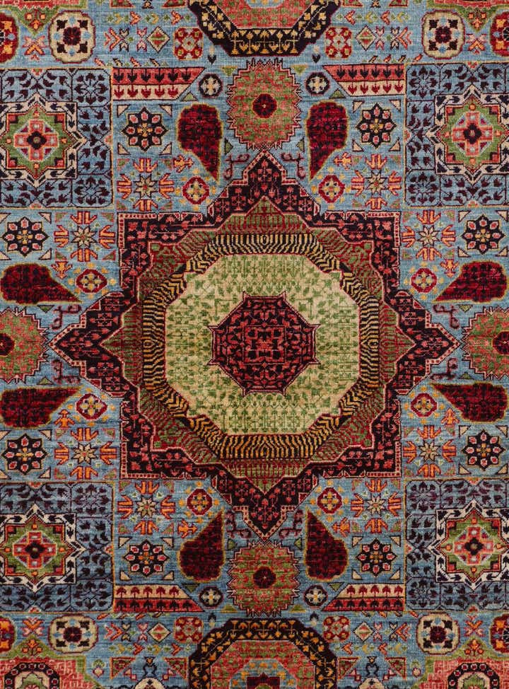 5' 2 x 6' 8 Hand Knotted Mamluk Ziegler Rug
