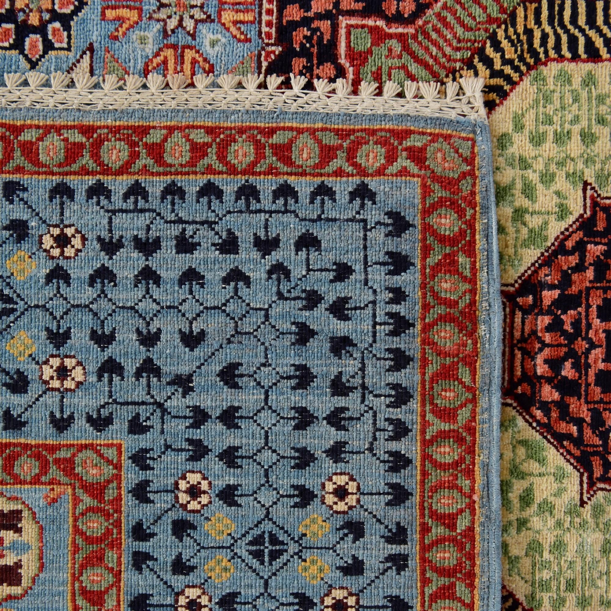 5' 2 x 6' 8 Hand Knotted Mamluk Ziegler Rug