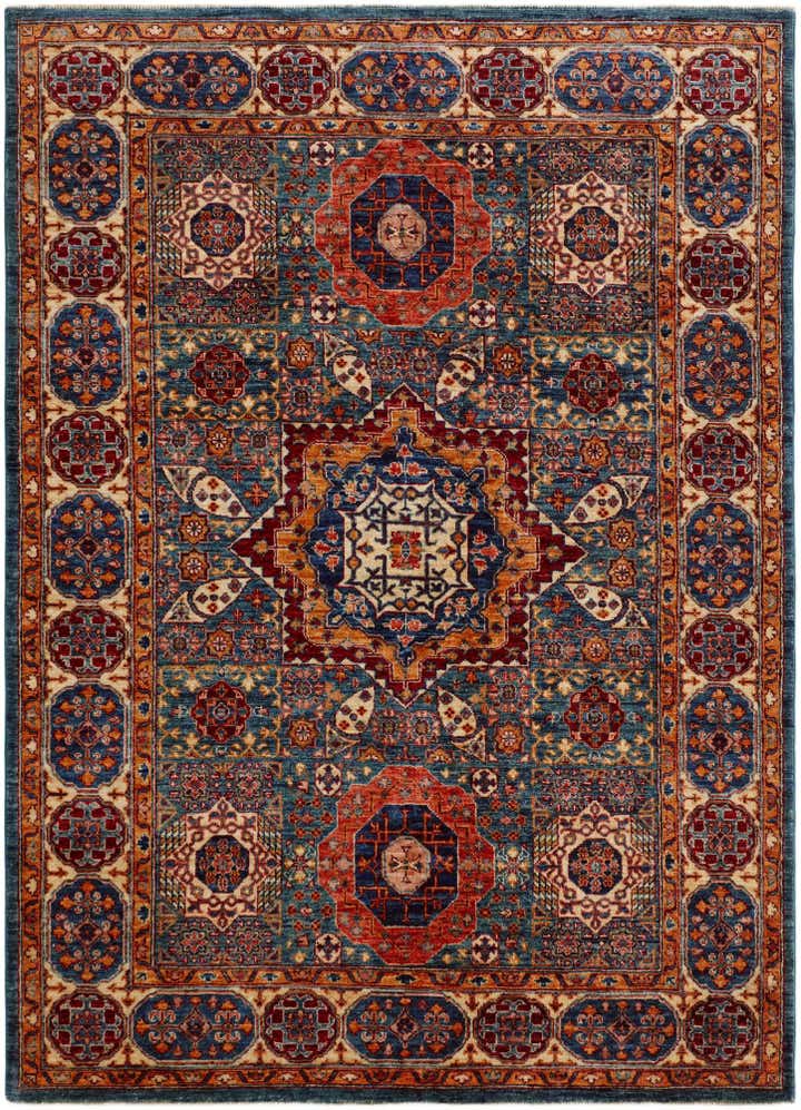 5' x 6' 11 Hand Knotted Mamluk Ziegler Rug