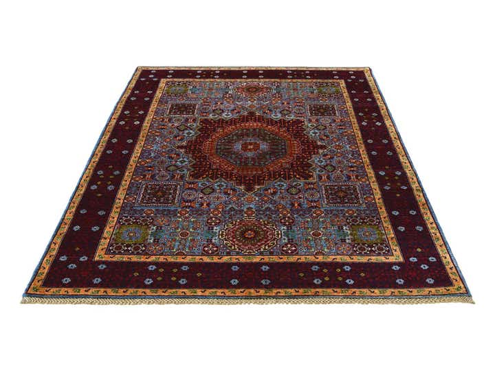 5' x 6' 8 Hand Knotted Mamluk Ziegler Rug