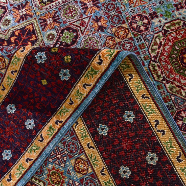 Detail image of 5' x 6' 8 Hand Knotted Mamluk Ziegler Rug
