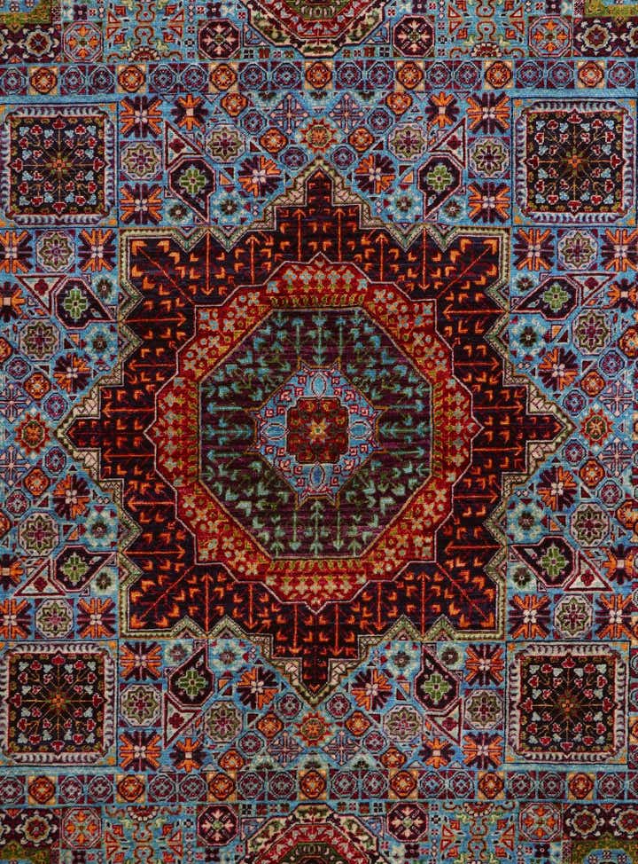 5' x 6' 8 Hand Knotted Mamluk Ziegler Rug