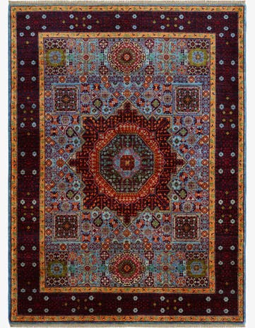 5' x 6' 8 Hand Knotted Mamluk Ziegler Rug