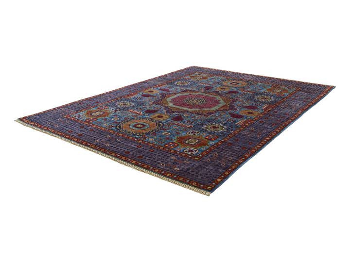 5' x 6' 7 Hand Knotted Mamluk Ziegler Rug