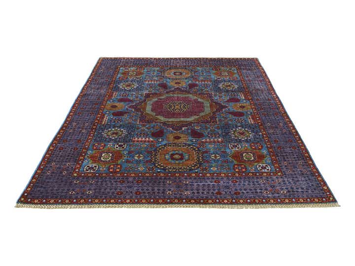 5' x 6' 7 Hand Knotted Mamluk Ziegler Rug