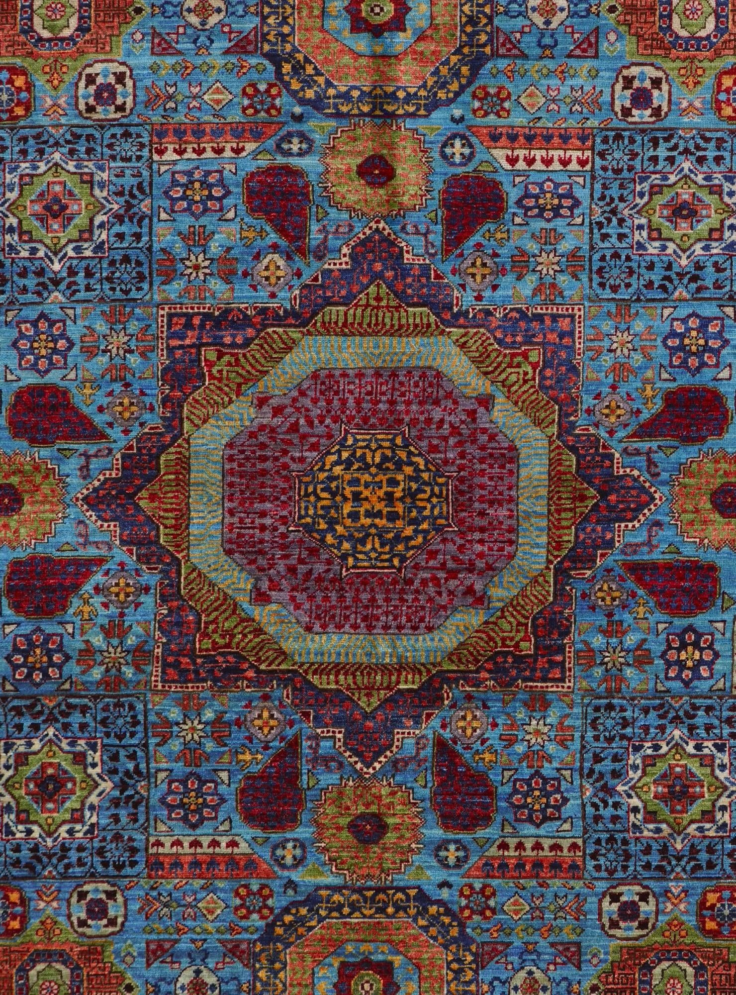 5' x 6' 7 Hand Knotted Mamluk Ziegler Rug
