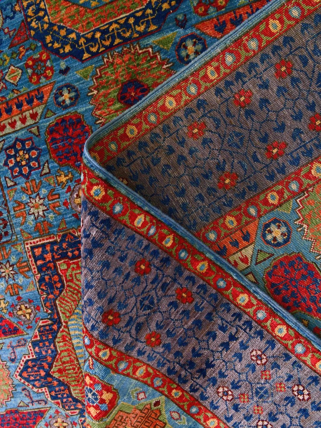 150cm x 200cm anudado a mano Mamluk Ziegler Alfombra