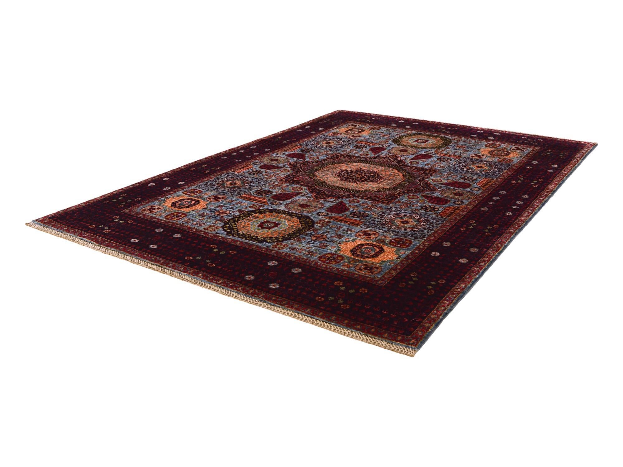 5' x 6' 9 Hand Knotted Mamluk Ziegler Rug
