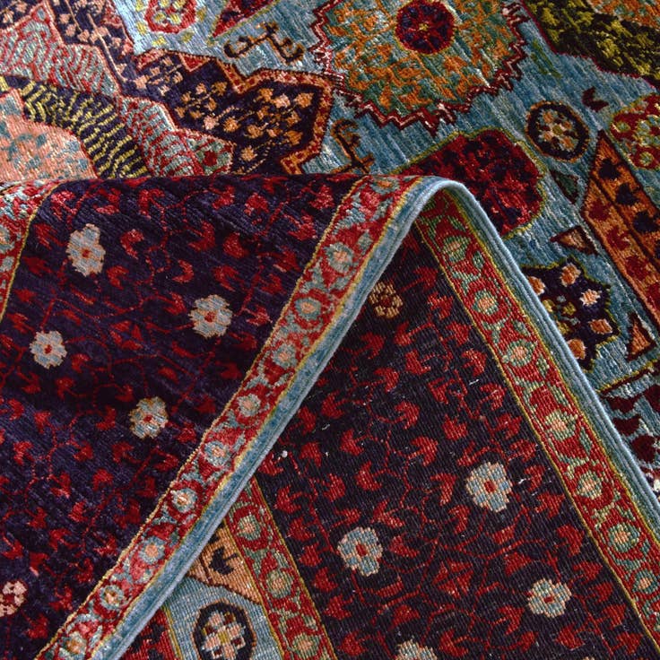 Detail image of 5' x 6' 9 Hand Knotted Mamluk Ziegler Rug
