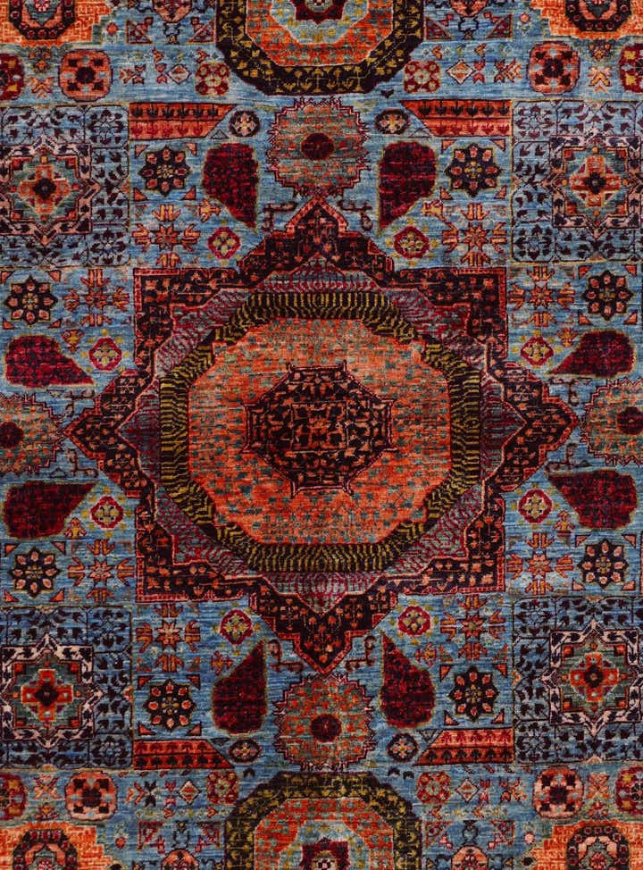 5' x 6' 9 Hand Knotted Mamluk Ziegler Rug