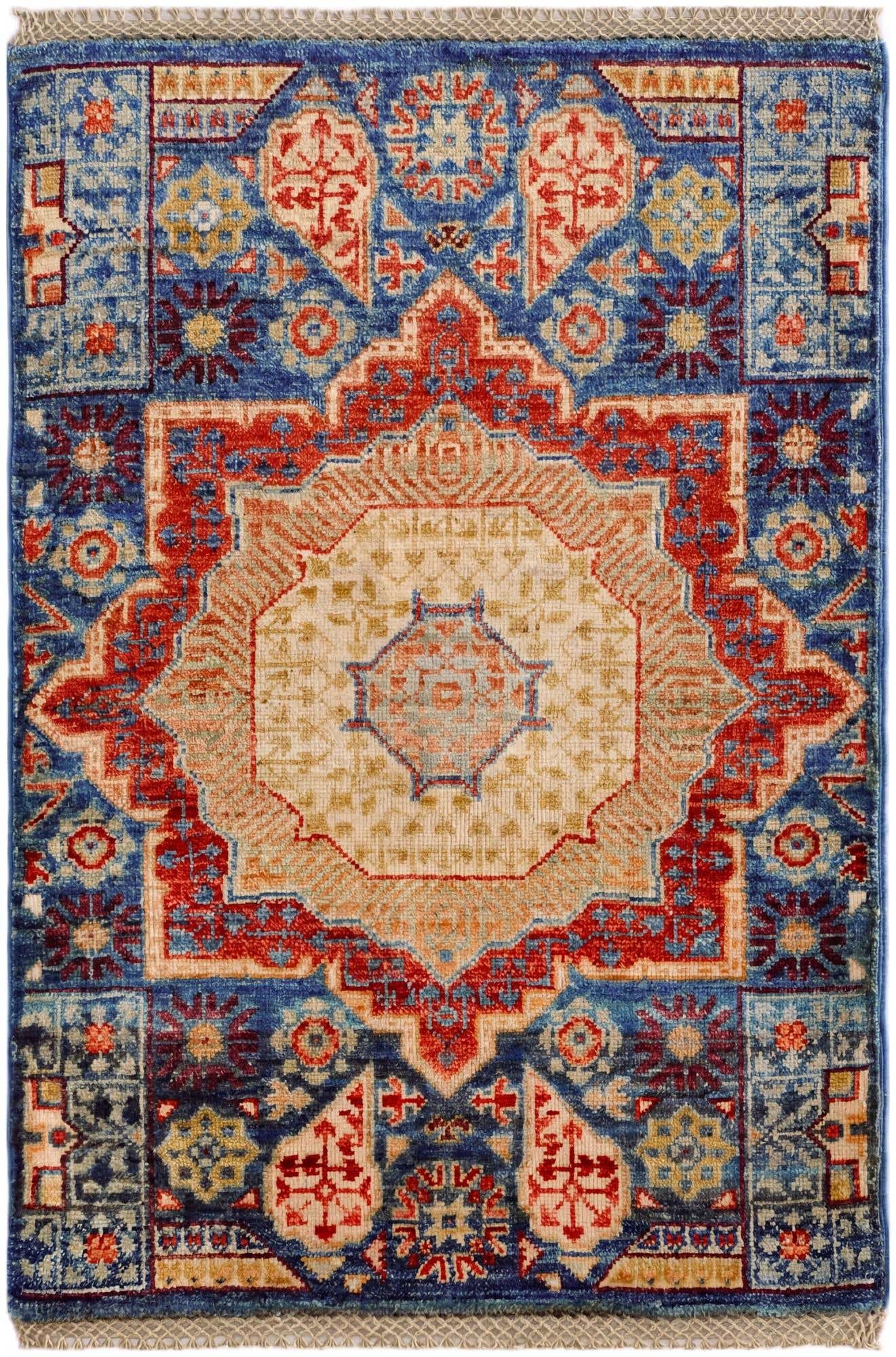 2' x 3' Hand Knotted Mamluk Ziegler Rug