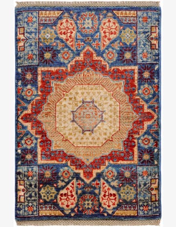2' x 3' Hand Knotted Mamluk Ziegler Rug