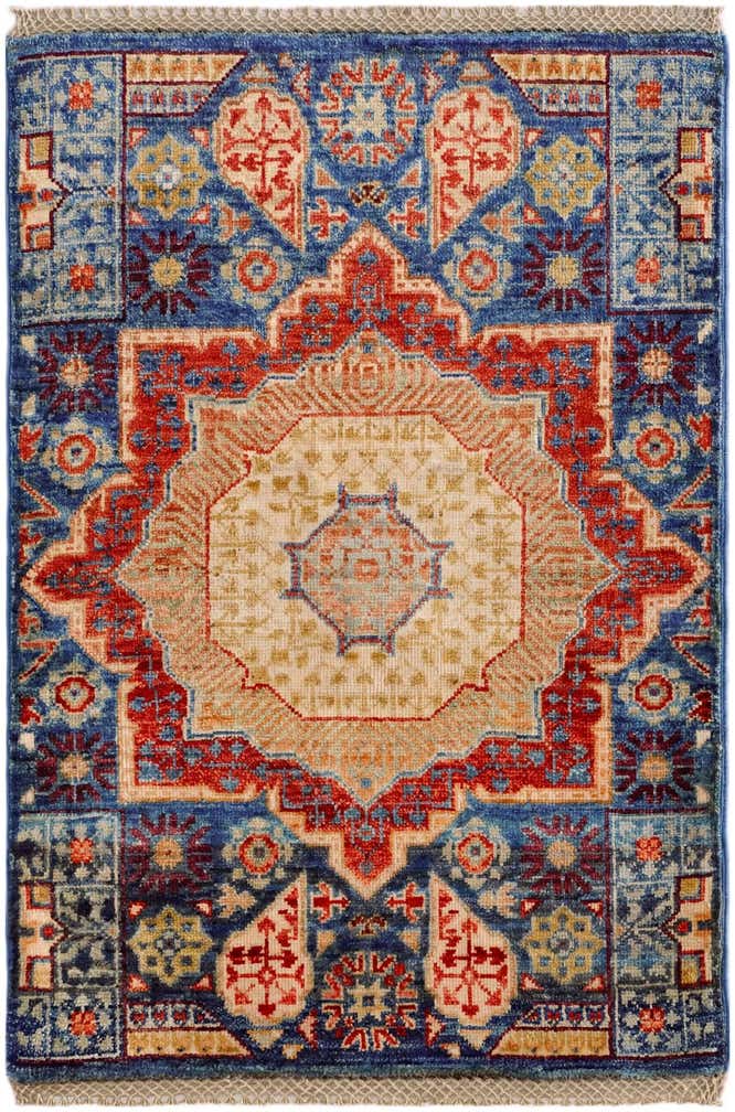 2' x 3' Hand Knotted Mamluk Ziegler Rug