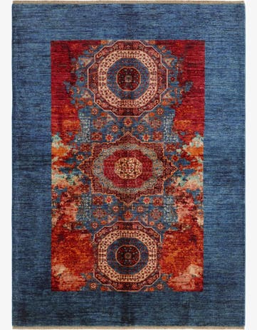 5' 10 x 8' Hand Knotted Mamluk Ziegler Rug