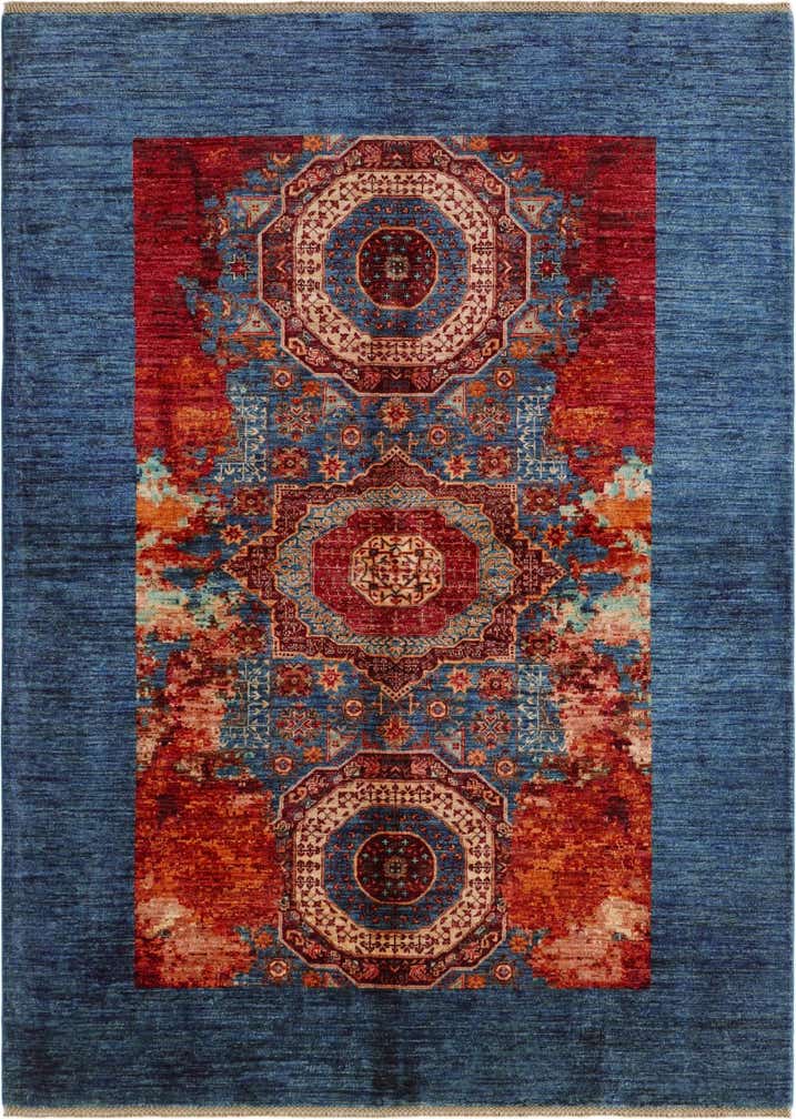 5' 10 x 8' Hand Knotted Mamluk Ziegler Rug