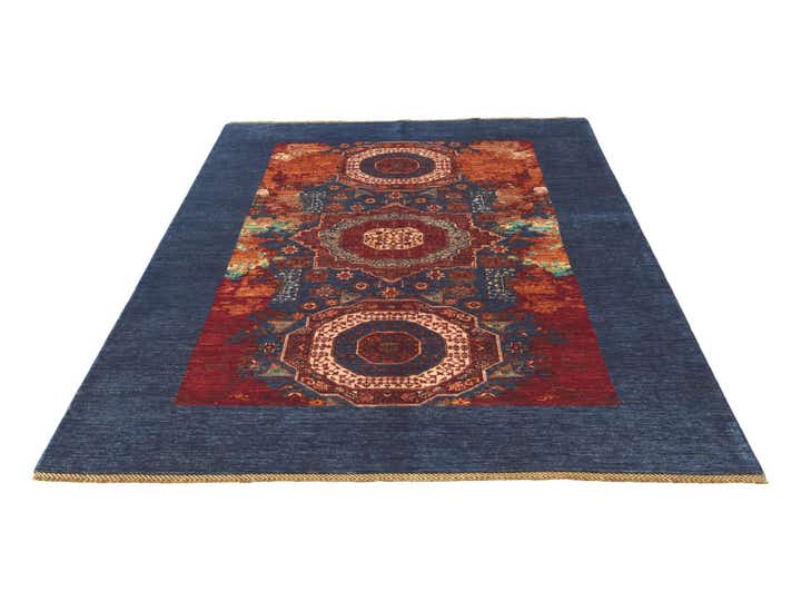 5' 10 x 8' 2 Hand Knotted Mamluk Ziegler Rug