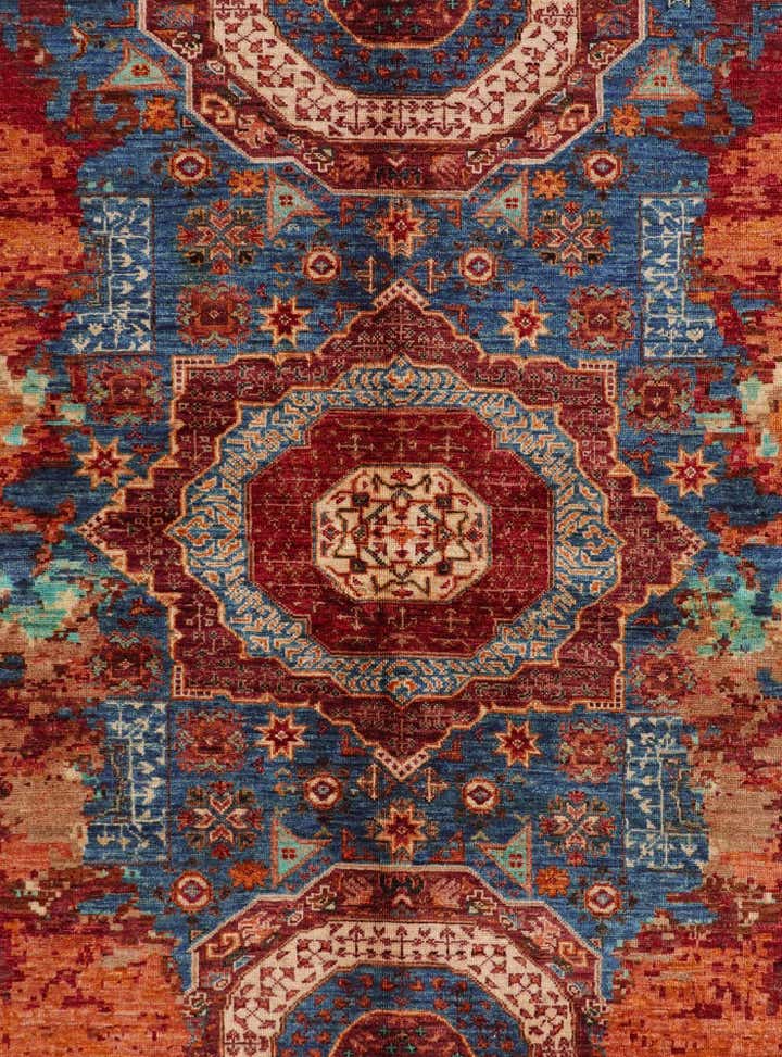 5' 10 x 8' 2 Hand Knotted Mamluk Ziegler Rug