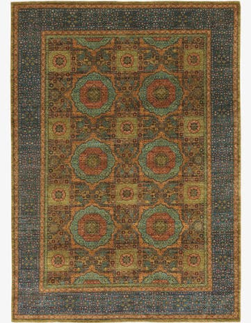 8' x 11' 3 Hand Knotted Mamluk Ziegler Oriental Rug