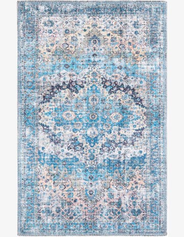 Blue Washable Mangata Rug