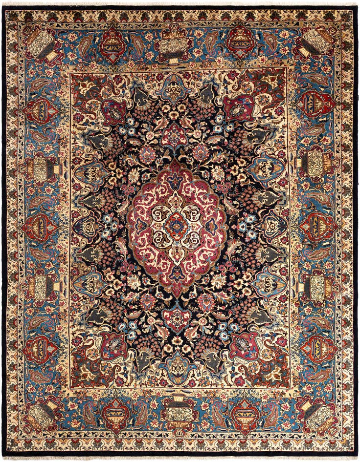 Detail image of 9' 8 x 12' 11 Mashad Wool Rug