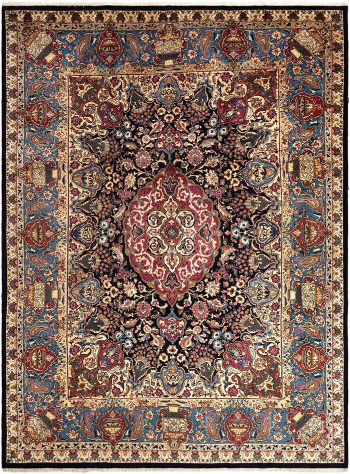 Detail image of 9' 8 x 12' 11 Mashad Wool Rug