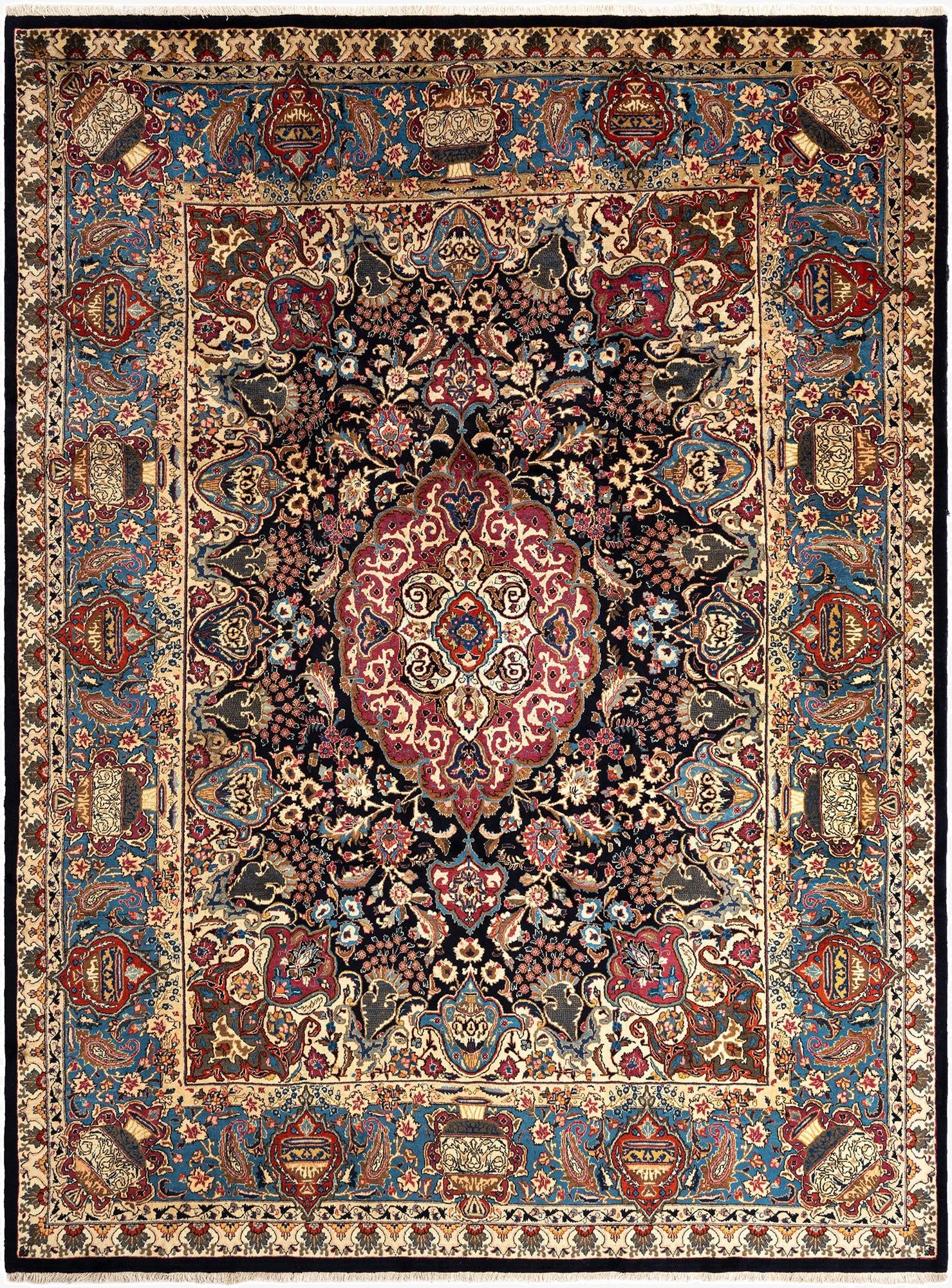 9' 8 x 12' 11 Mashad Wool Rug
