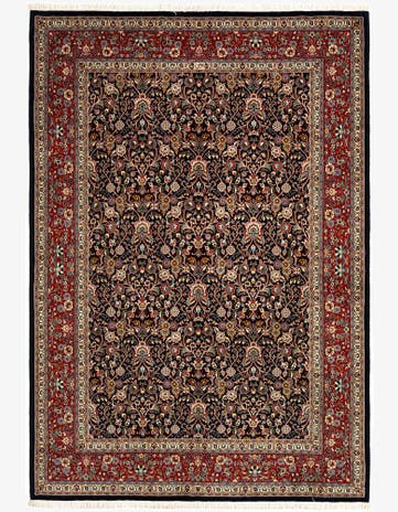 6' 7 x 9' 6 Mashad Wool Rug