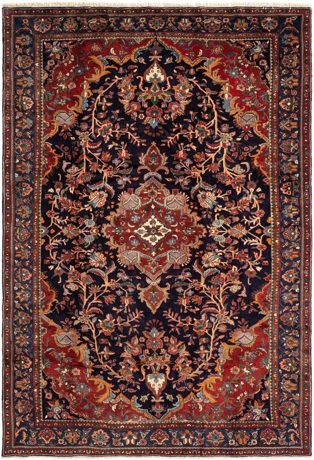 Detail image of 6' 11 x 10' 2 Mehraban Wool Rug