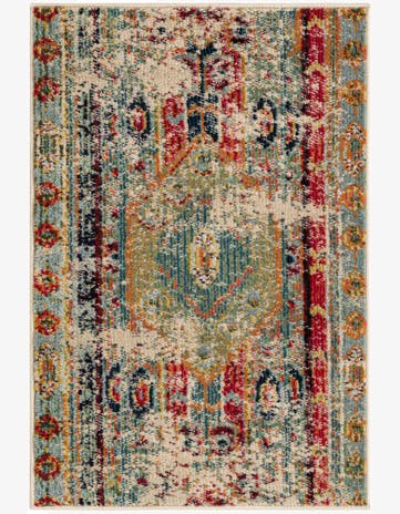 Blue Washable Mesa Rug