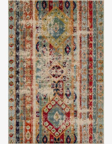 Blue Washable Mesa Rug