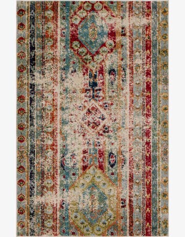 Blue Washable Mesa Rug