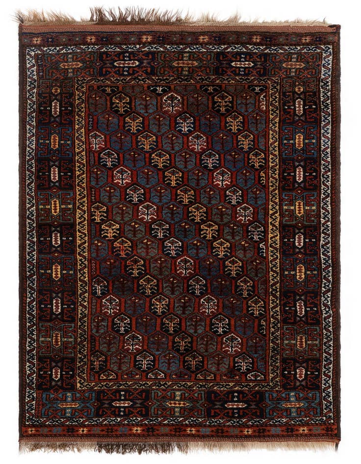 Detail image of 3' 8 x 5' 10 Mianeh Wool Rug