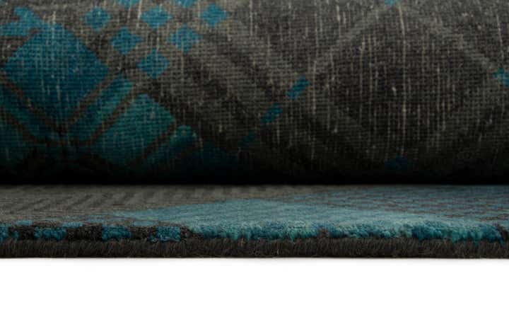 7' 11 x 9' 10 Hand Knotted Modern Manshu Wool Rug