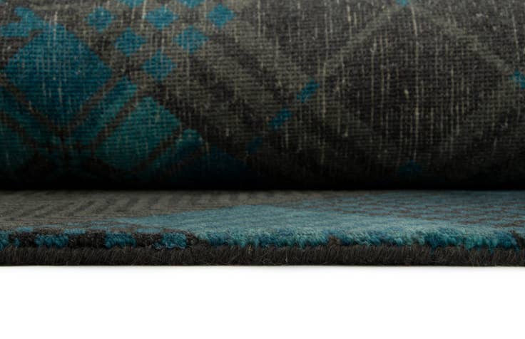 Detail image of 7' 11 x 9' 10 Hand Knotted Modern Manshu Wool Rug