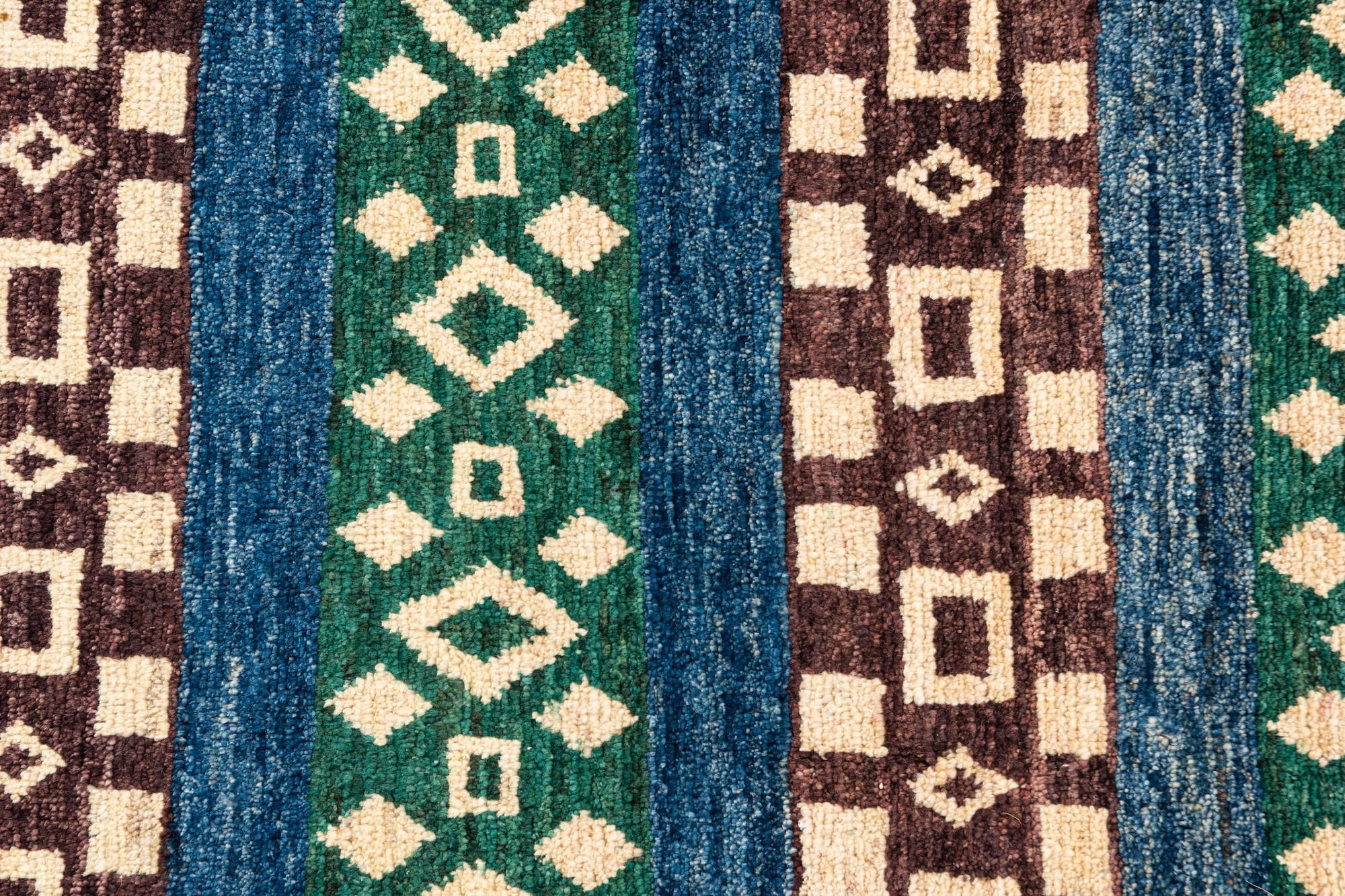 5' x 7' 4 Hand Knotted Modern Ziegler Wool Rug