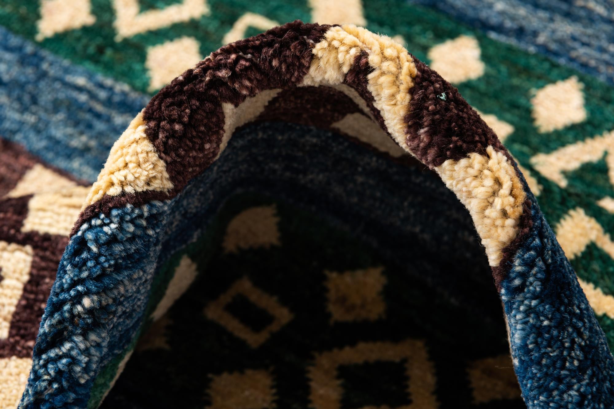 5' x 7' 4 Hand Knotted Modern Ziegler Wool Rug