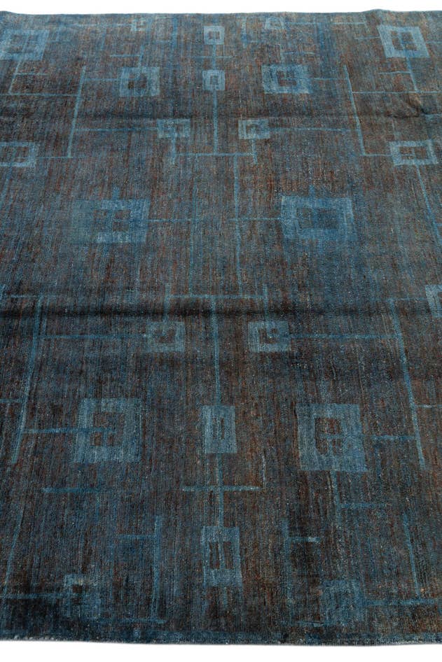 Detail image of 6' 5 x 10' 8 Hand Knotted Modern Ziegler Rug