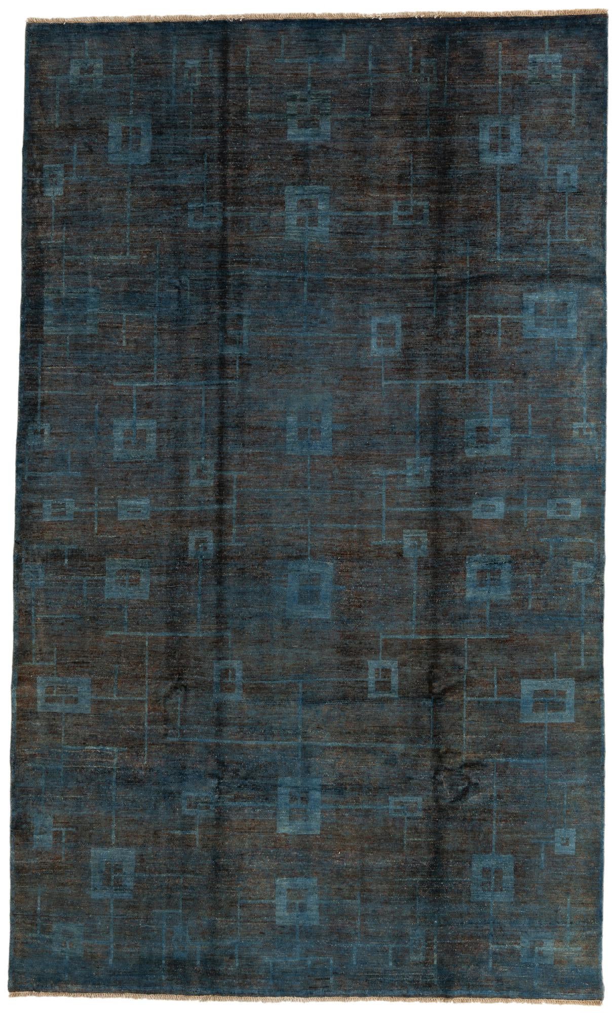 6' 5 x 10' 8 Hand Knotted Modern Ziegler Rug