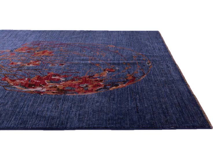 Detail image of 4' 11 x 6' 6 Hand Knotted Modern Ziegler Rug