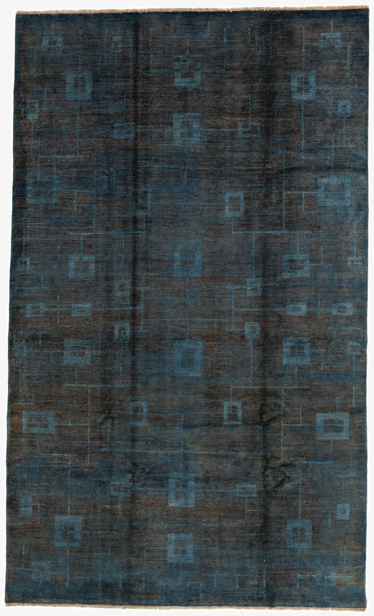 6' 5 x 10' 8  Hand Knotted Modern Ziegler Rug
